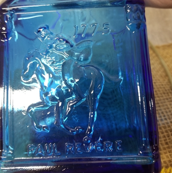 Cobalt Blue Wheaton Glass Bottle Vintage - Picture 3 of 8